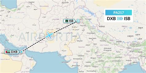 AirBlue PA217 (ABQ217) from Dubai to Islamabad .